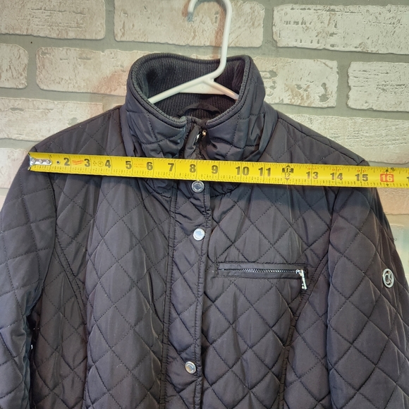Calvin Klein Womens Quilted Water Resistant Full Zip Coat Size M - Picture 13 of 15